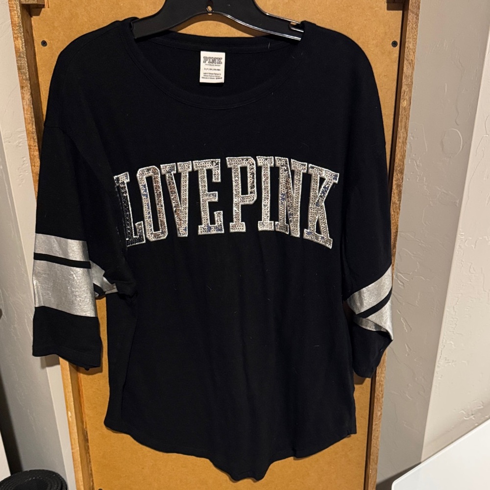 PINK Victoria's Secret Black Tee